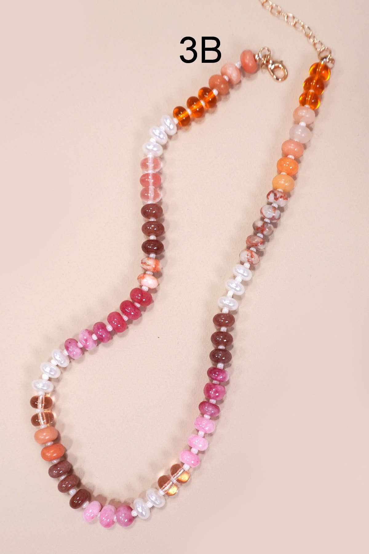 Agate Beaded Necklace