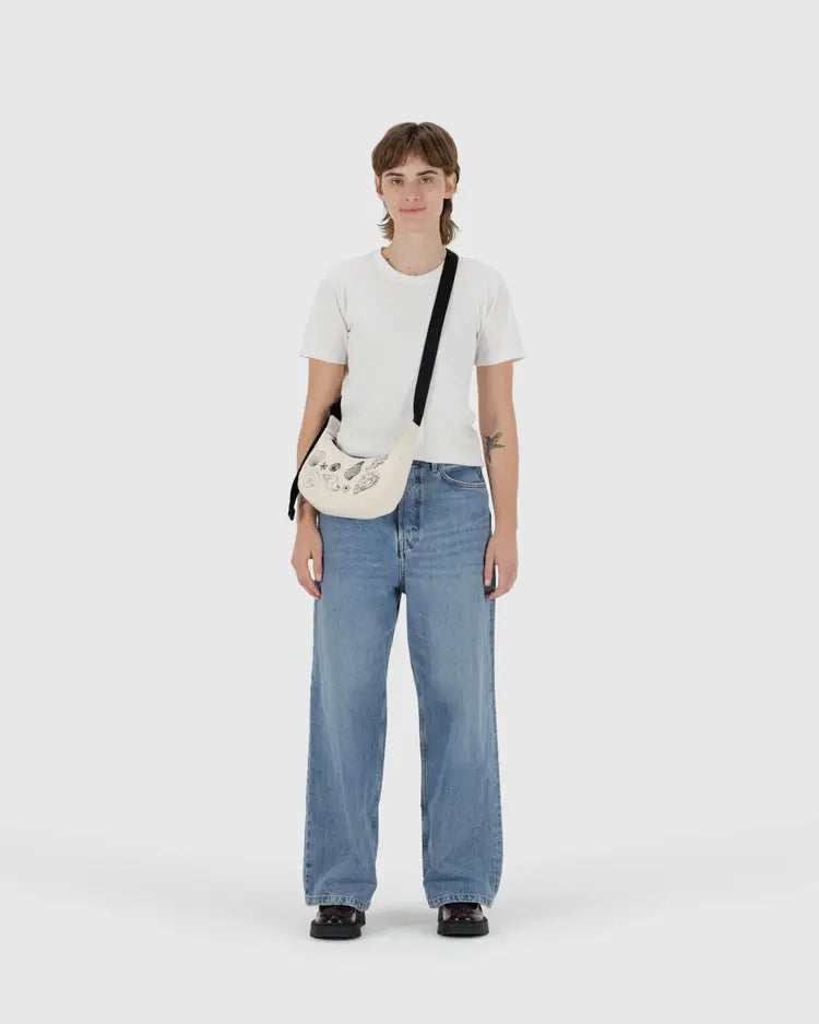 Small Nylon Crescent Bag