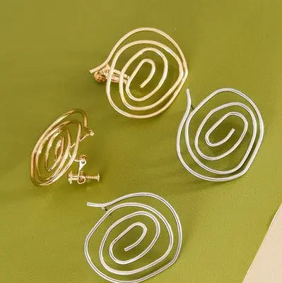 Swirl Statement Earrings