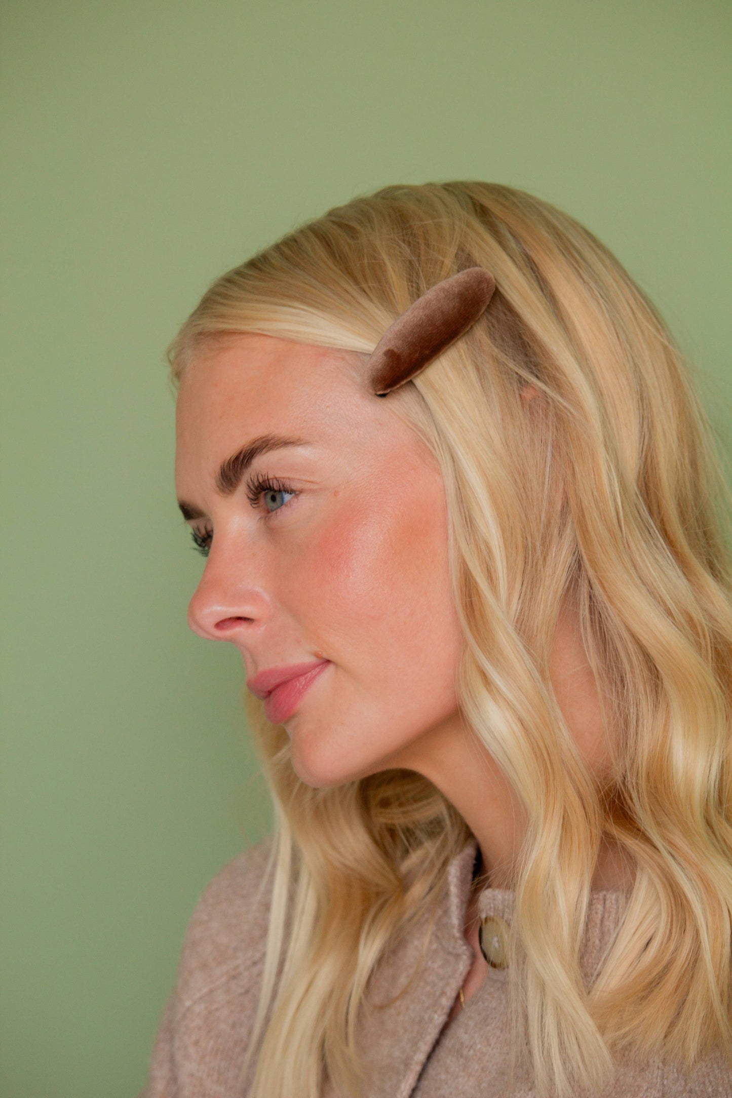 Velvet Alligator Clips 2-pack