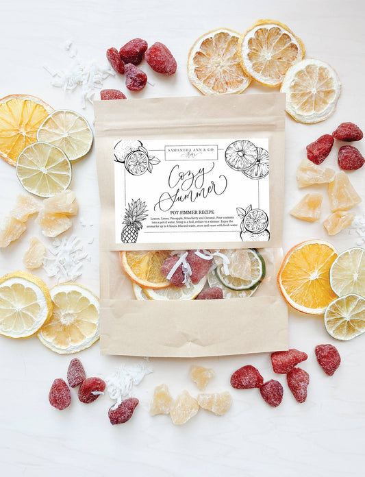 "Cozy Summer" Stovetop Potpourri