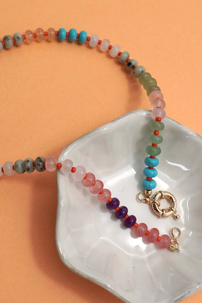 Clasp Beaded Necklace