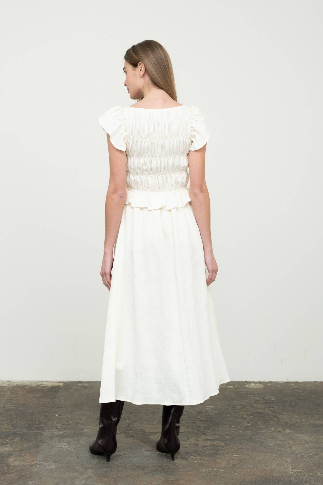 Veronica Front Ruffle Dress