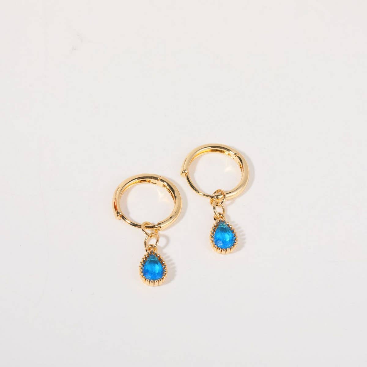 Birthstone Teardrop Earrings