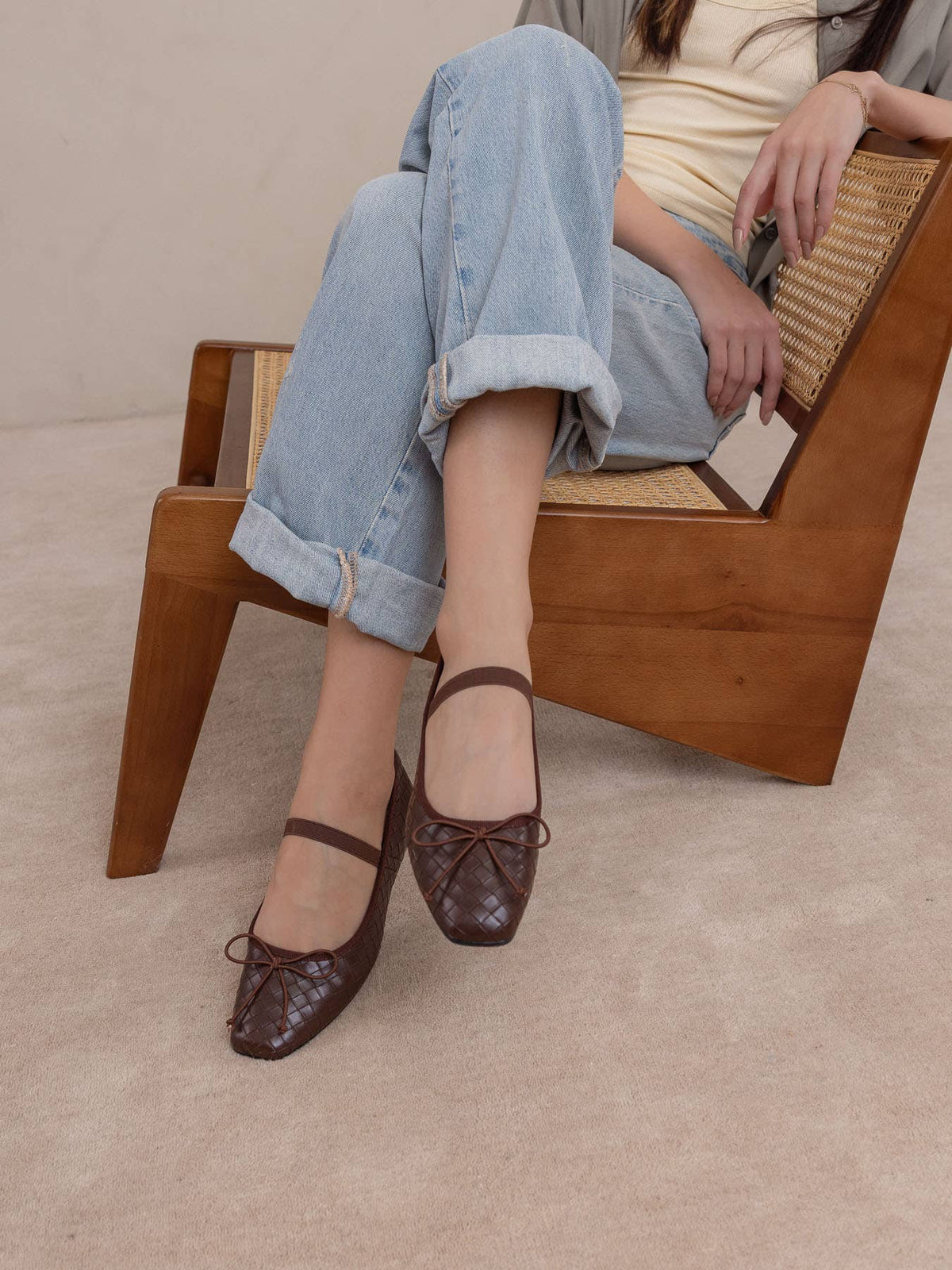 Claire Woven Ballet Flat
