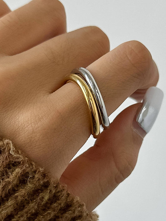 Andrée Two Tone Ring