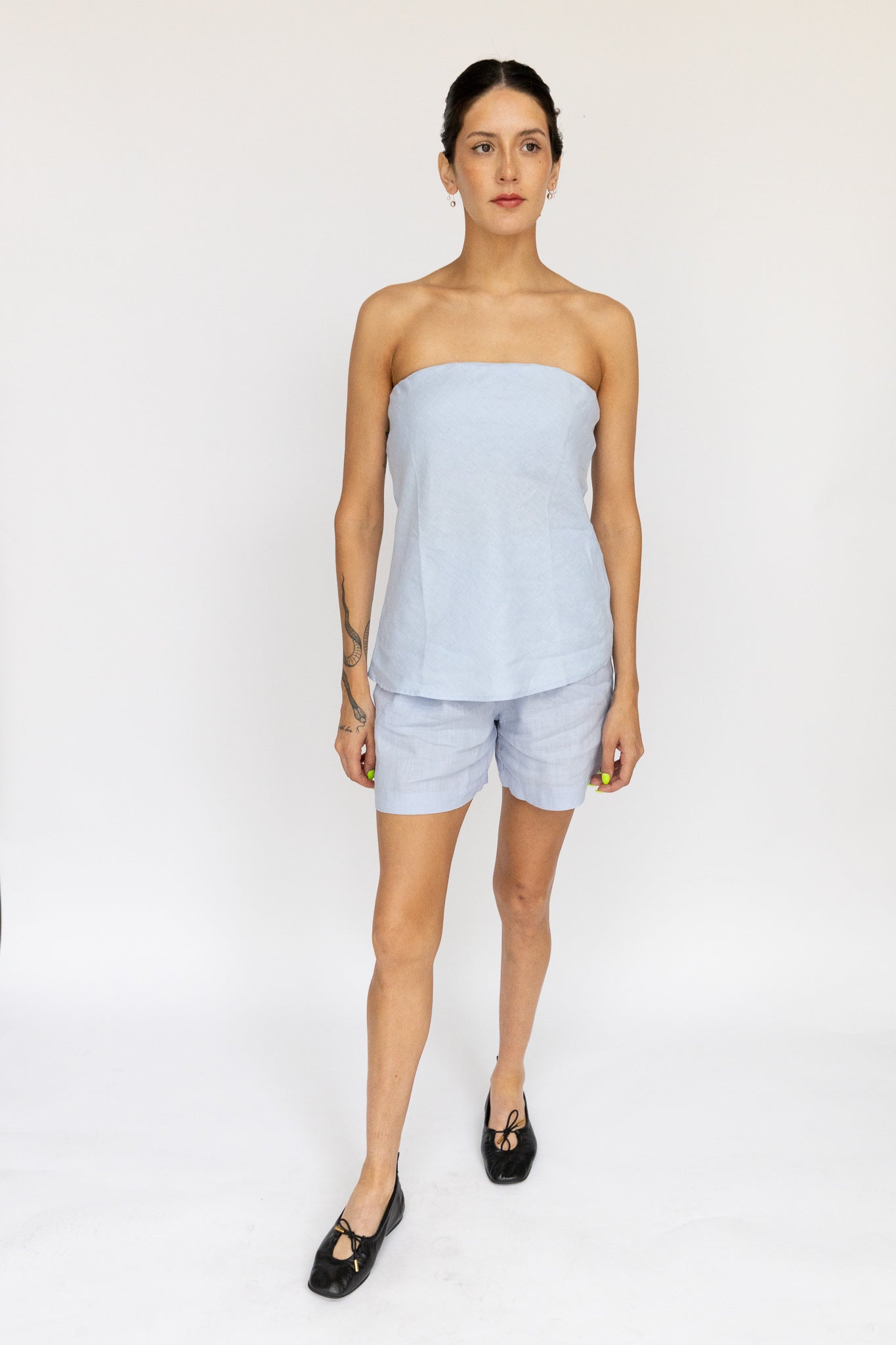 Linen Pleated Short | Donni