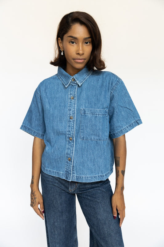 Danny Denim Button Up