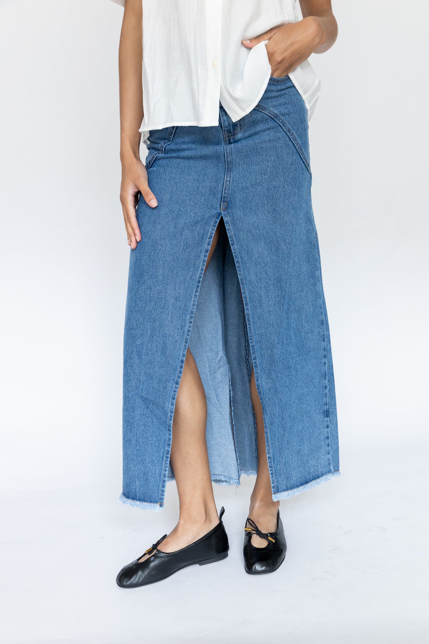 Classic Denim Skirt