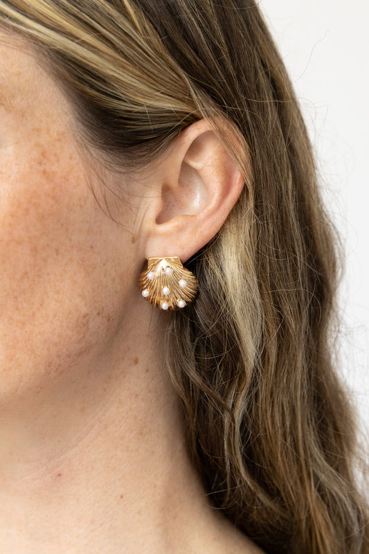 Pearl Shell Studs