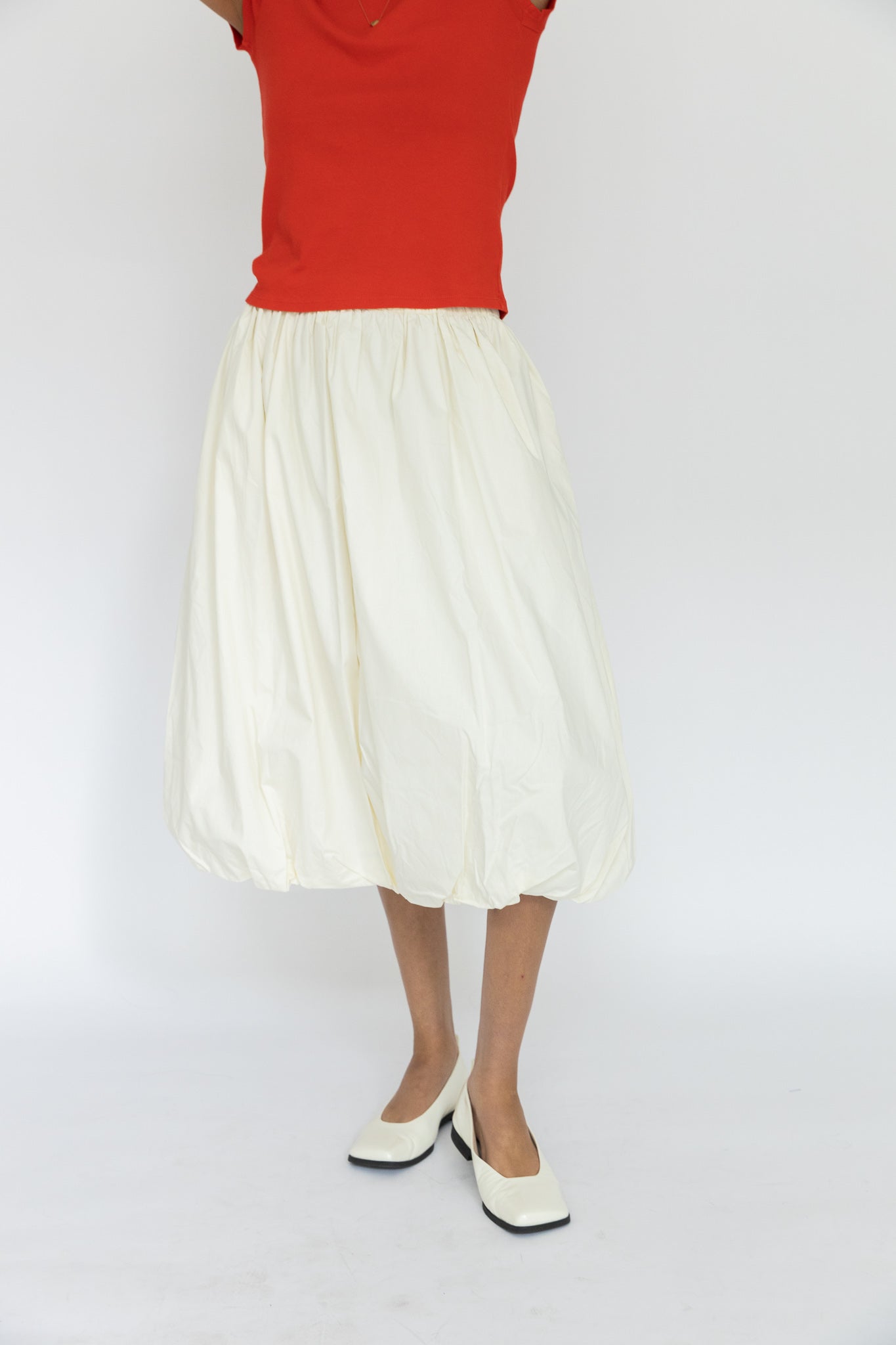 Bella Bubble Skirt | Cream