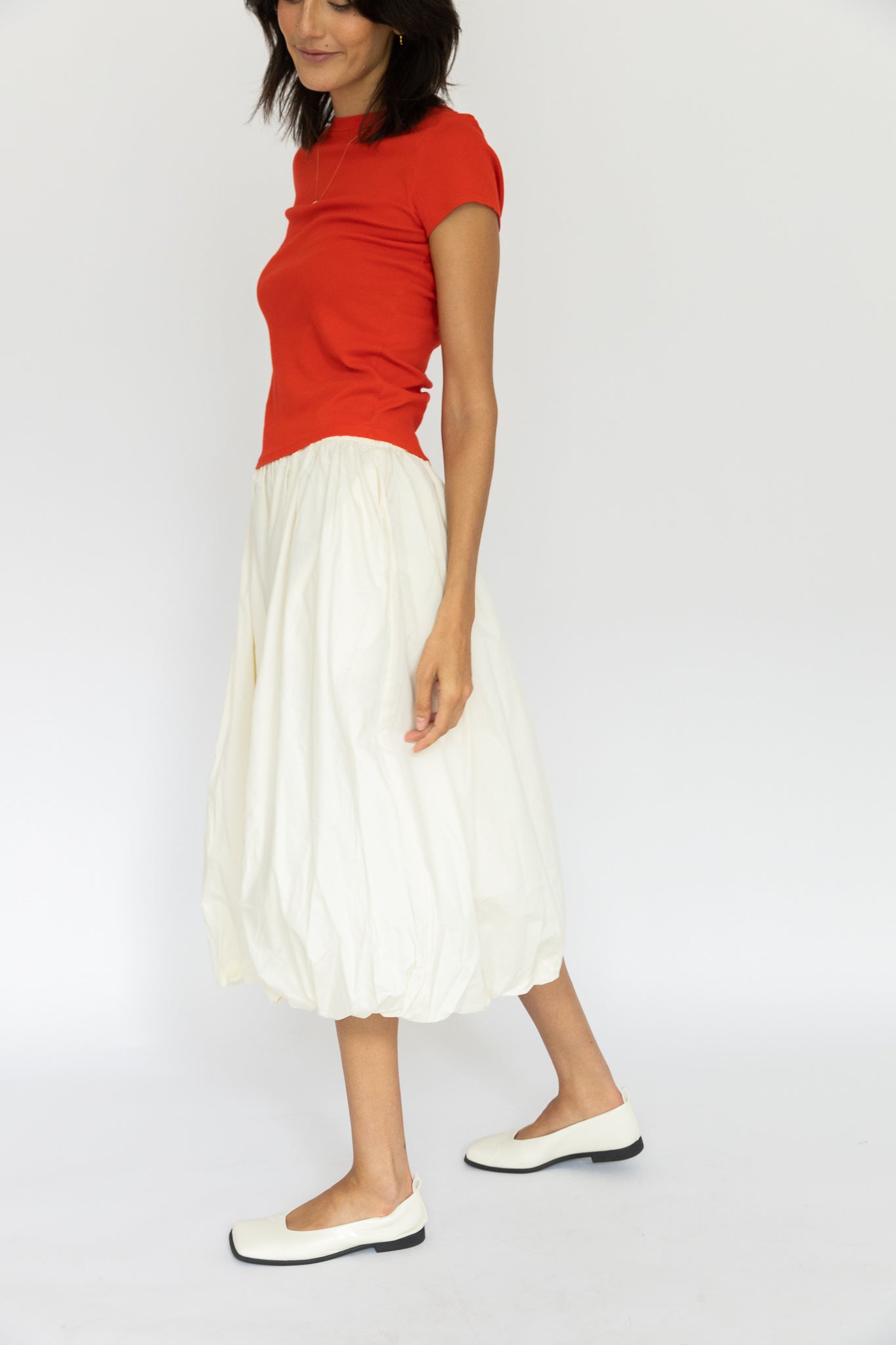 Bella Bubble Skirt | Cream