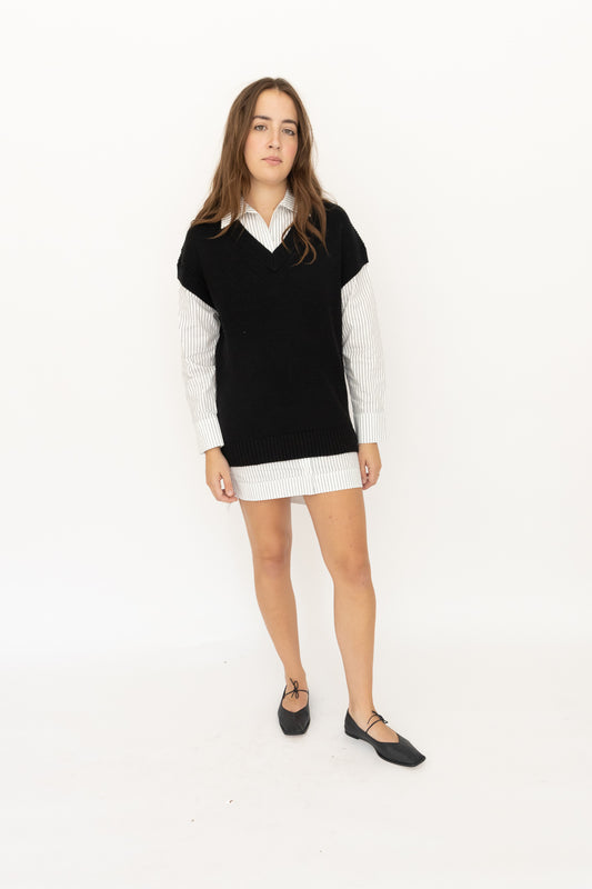 Ishilly Layered Sweater