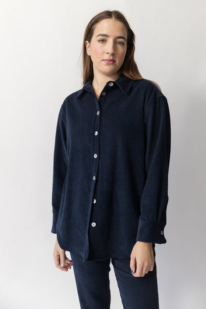 Camille Shirt | Navy