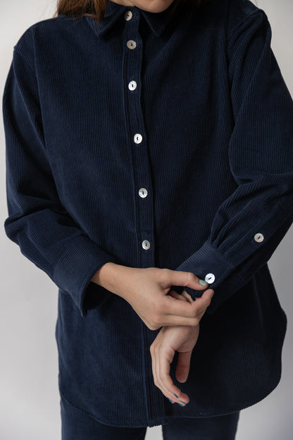 Camille Shirt | Navy