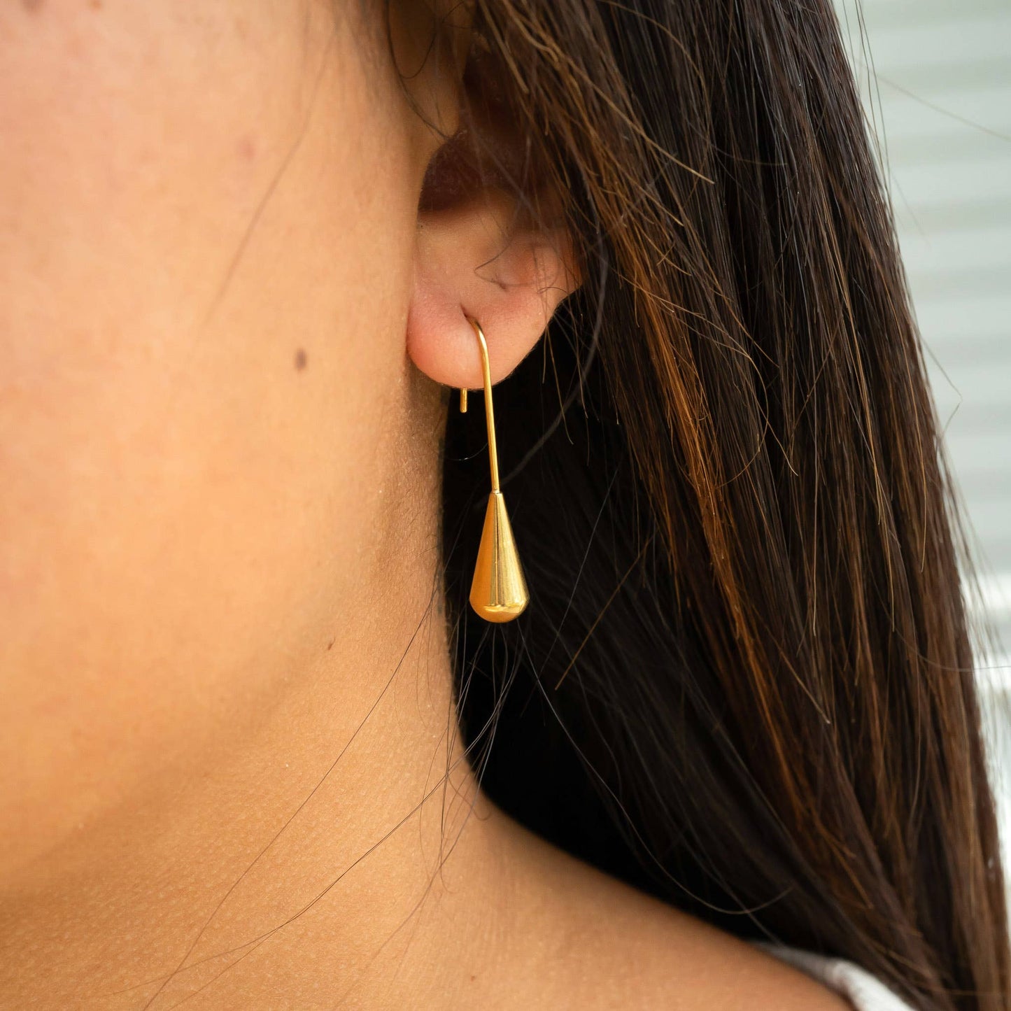 Gold Drop Earrings