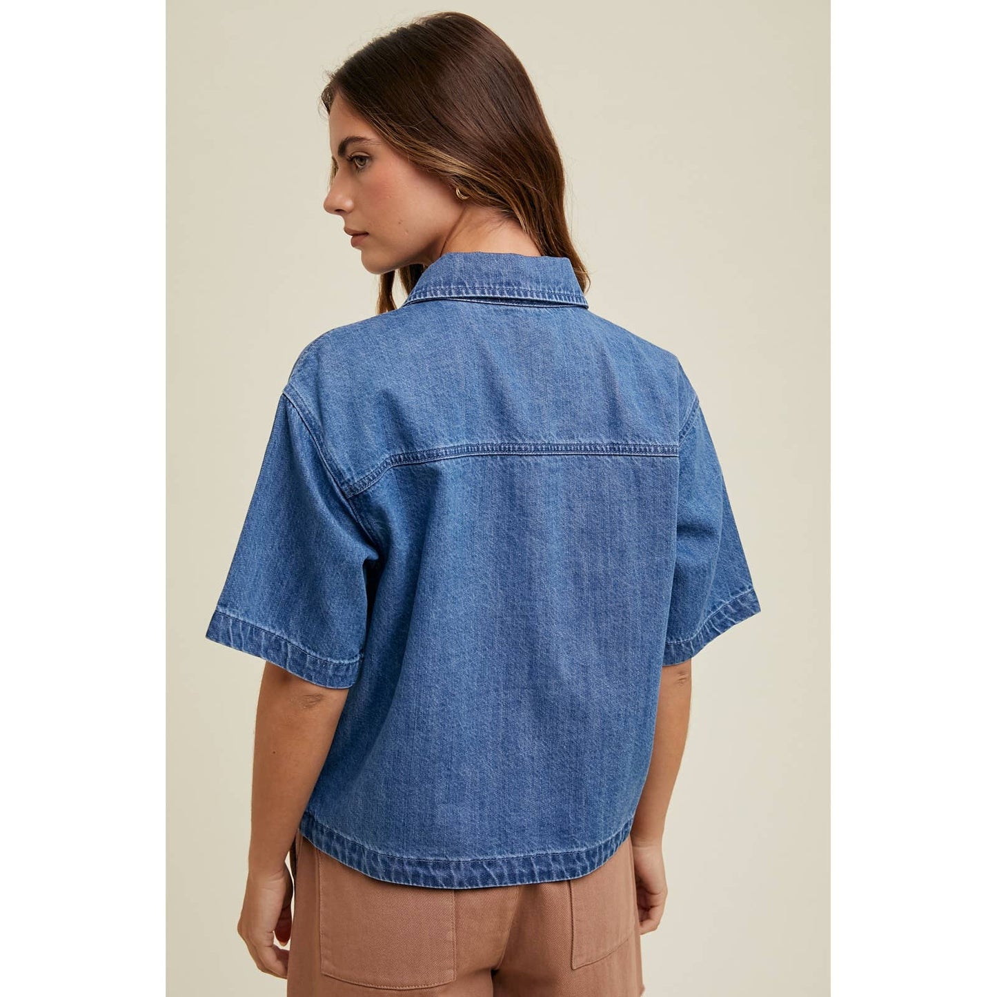 Danny Denim Button Up