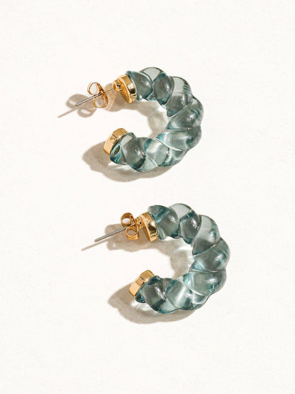 Braided Hoop Earring