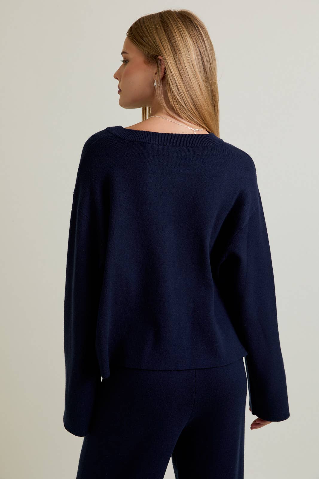 Navy Knit Sweater