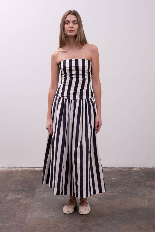 Sandy Stripe Maxi Dress