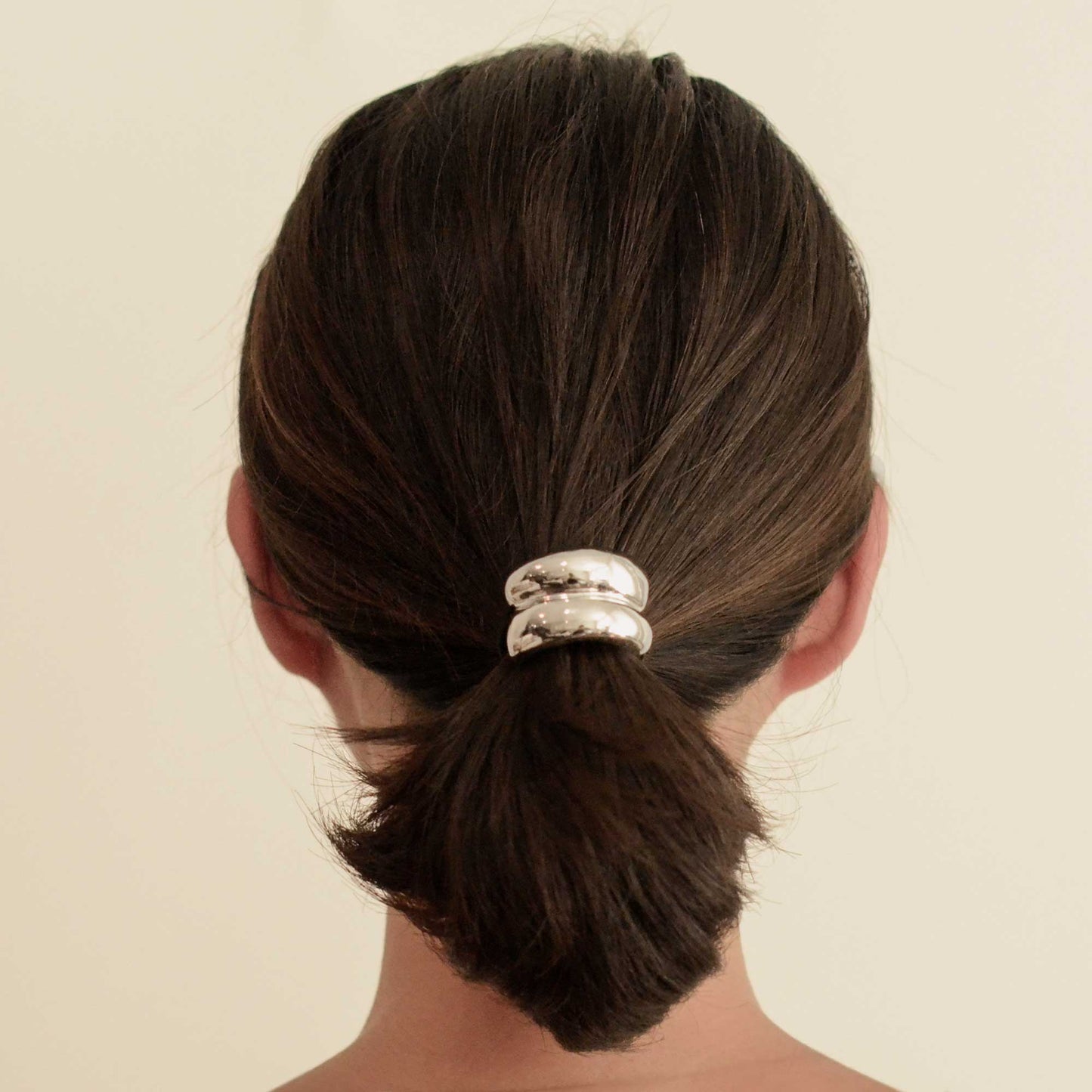 Double Arch Metal Ponytail Tie