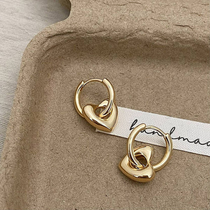 Heart Charm Earrings