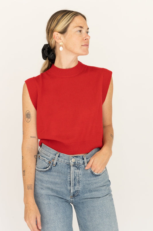 Cherry Sweatervest