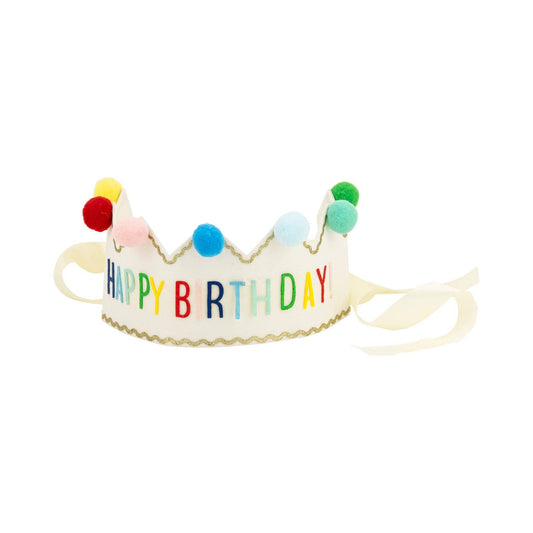 "Happy Birthday" Felt Crown