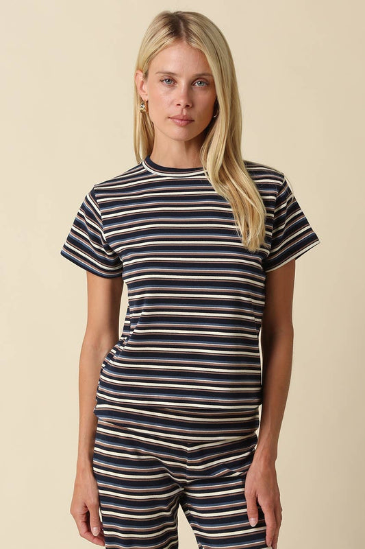 Riley Multi Stripe Tee