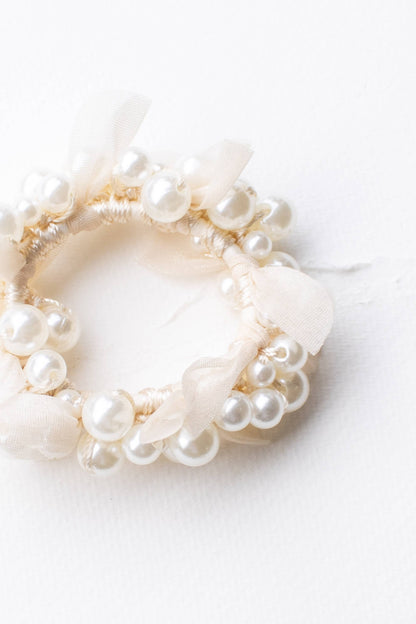 Multi Pearl Elastic Hair Tie