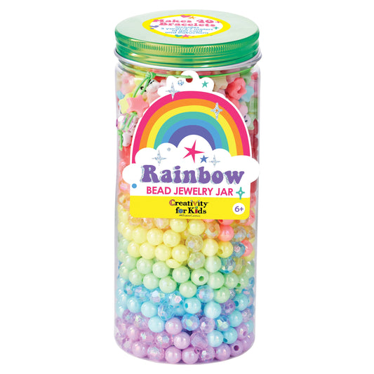 Rainbow Bead Jewelry: DIY Bracelet Craft Kit