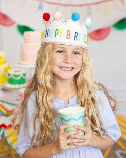 "Happy Birthday" Felt Crown