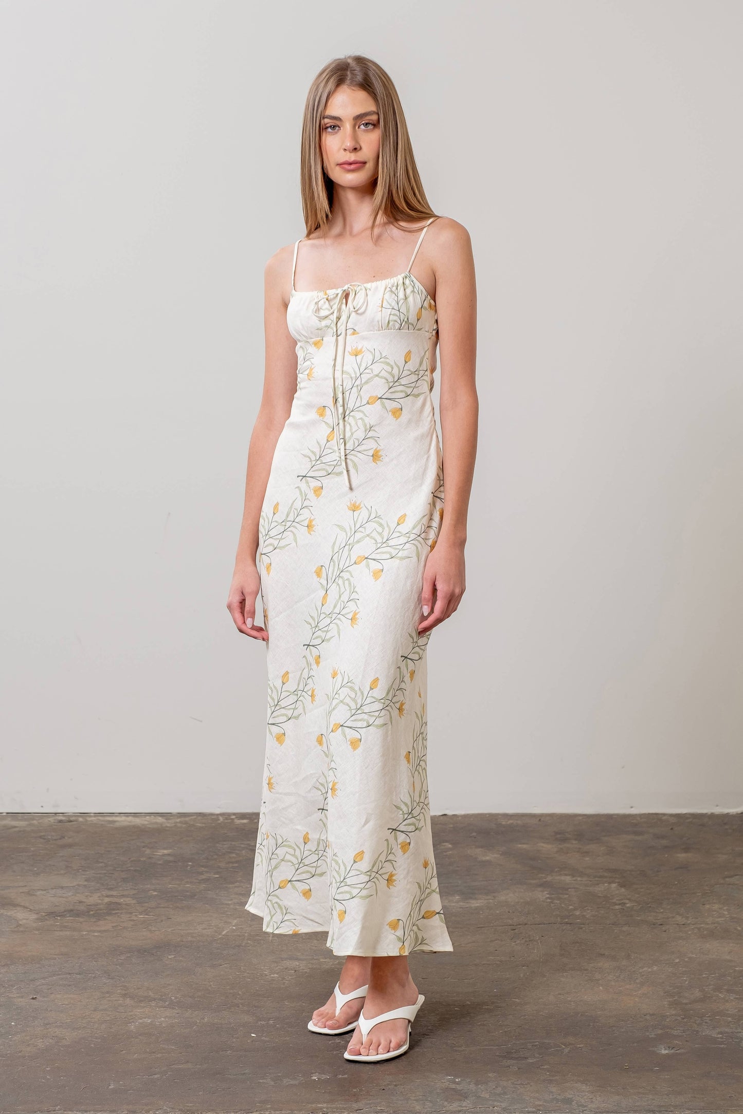 Shelly Linen Maxi Dress
