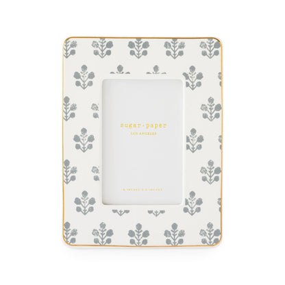 Slate Floral Frame