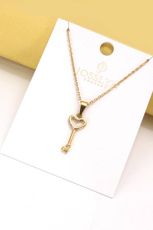 Gold Key Necklace