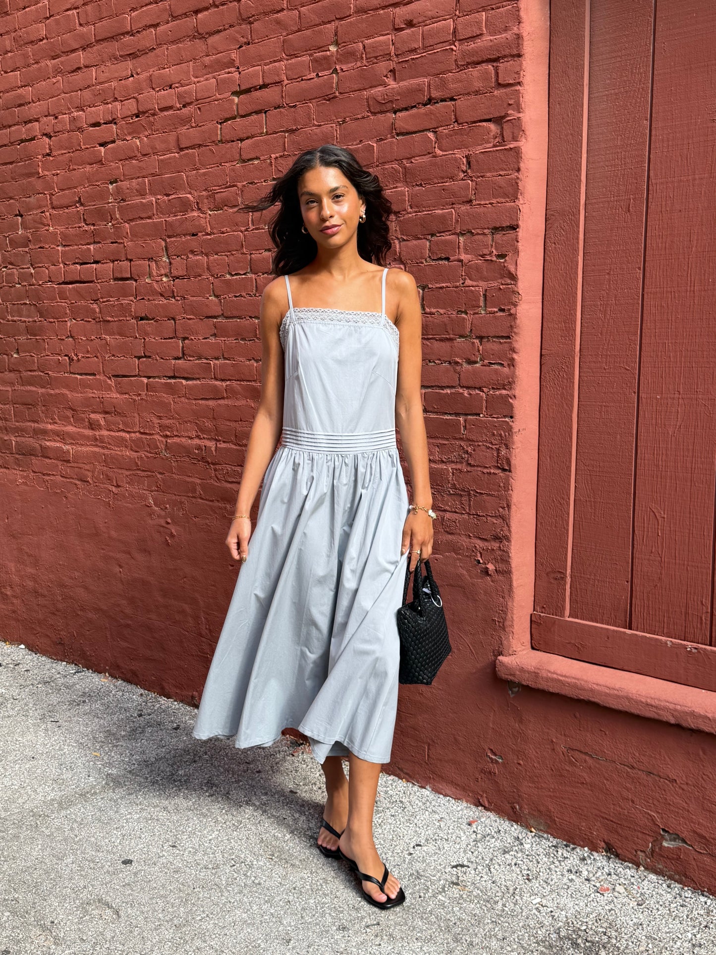 Caitlin Cotton Midi Dress