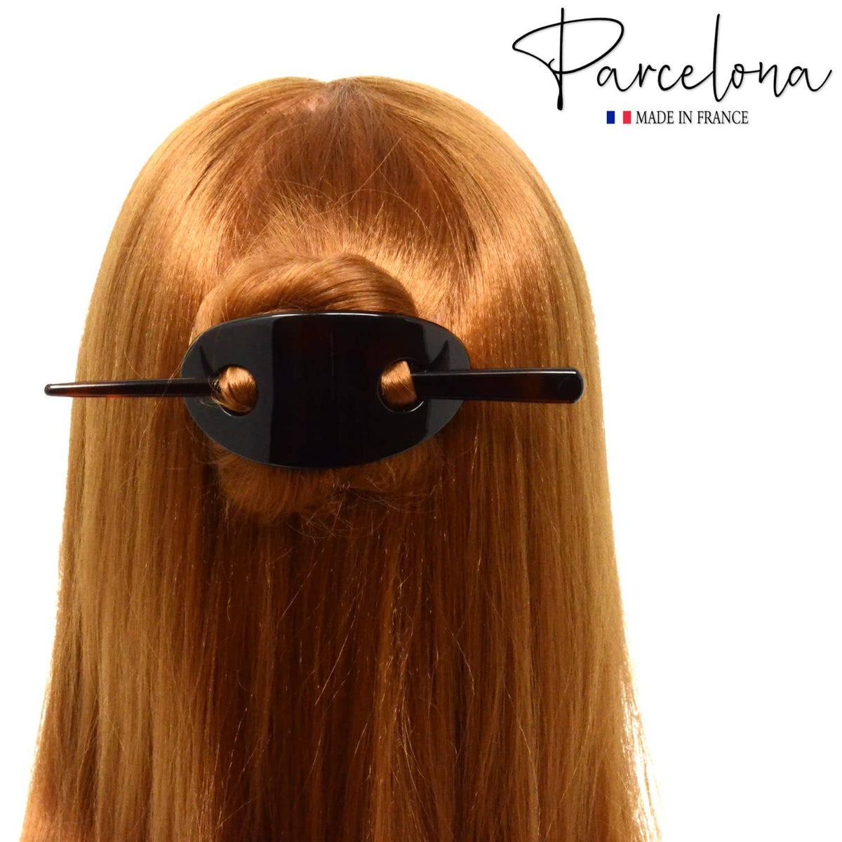 French Oval and Stick Barrette