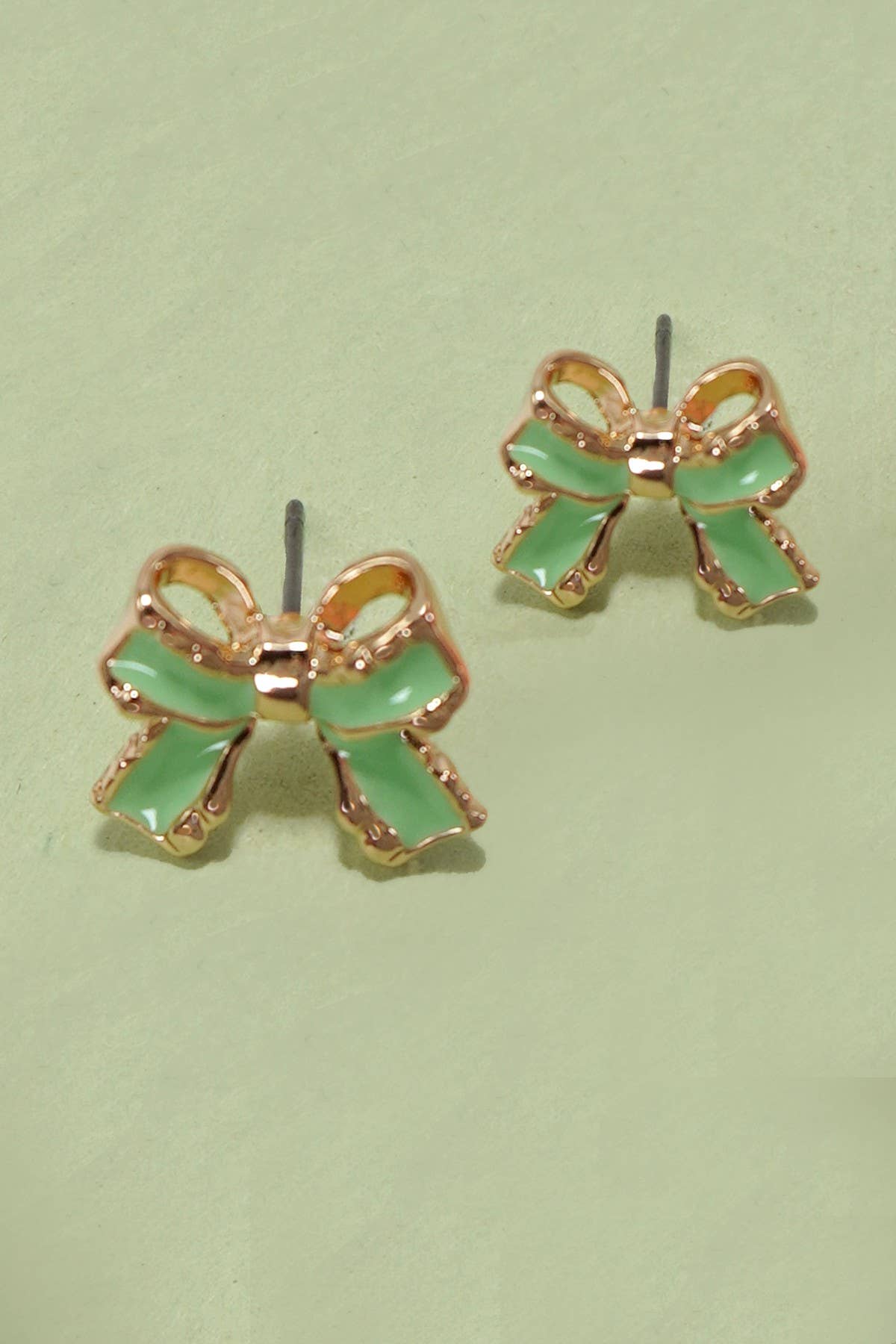 Green Bow Studs