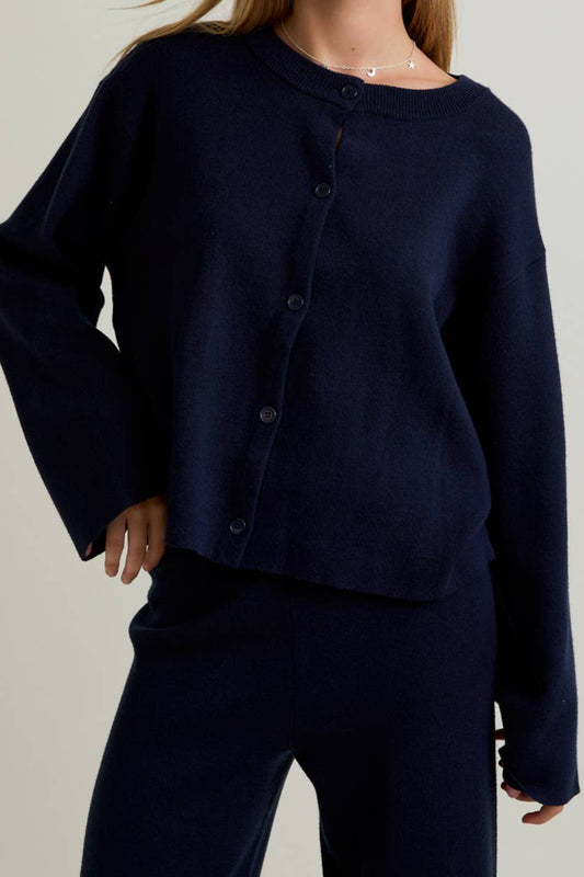 Navy Knit Sweater