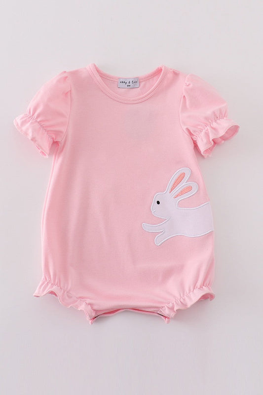 Pink Easter Bunny Romper