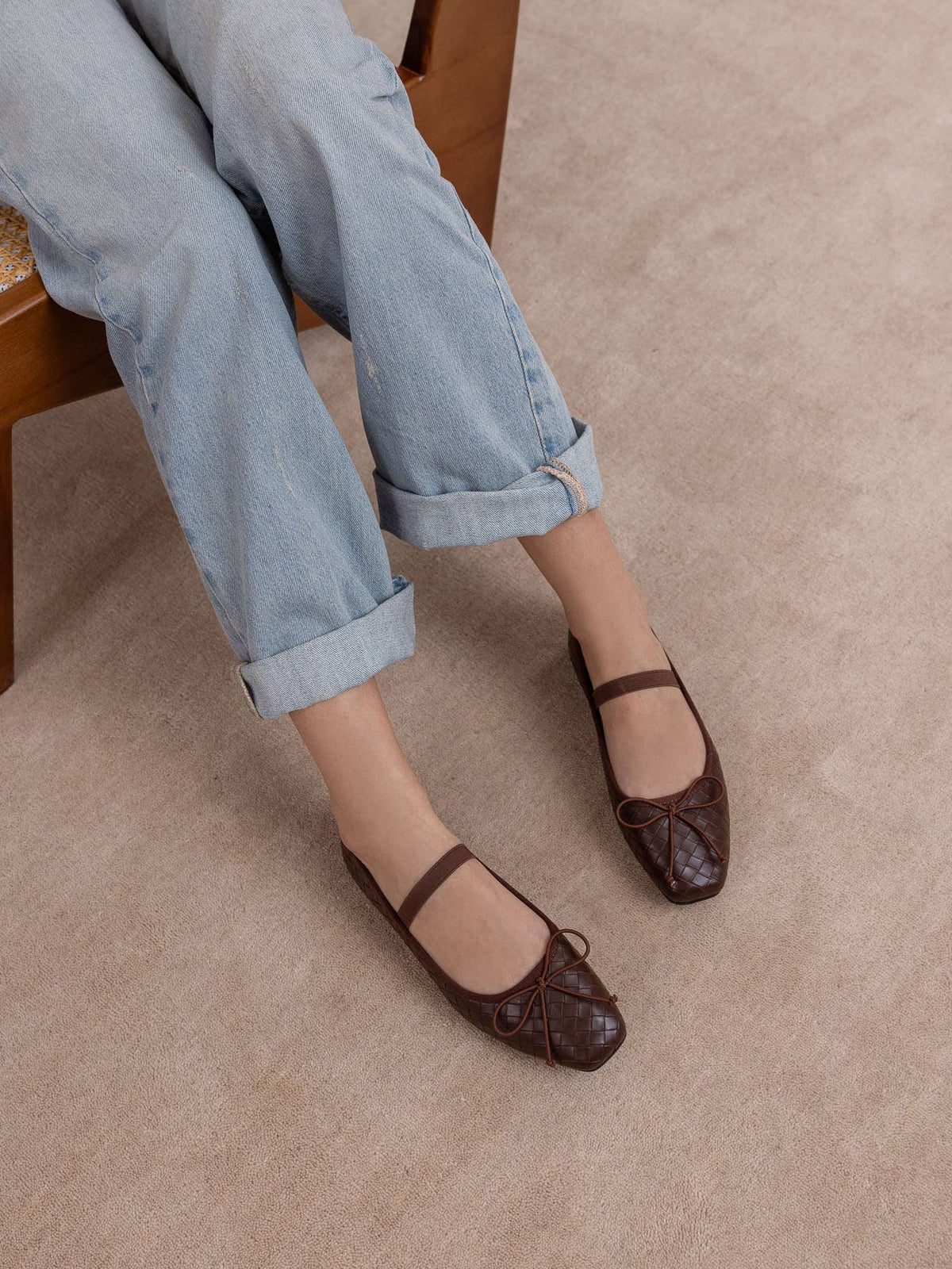 Claire Woven Ballet Flat