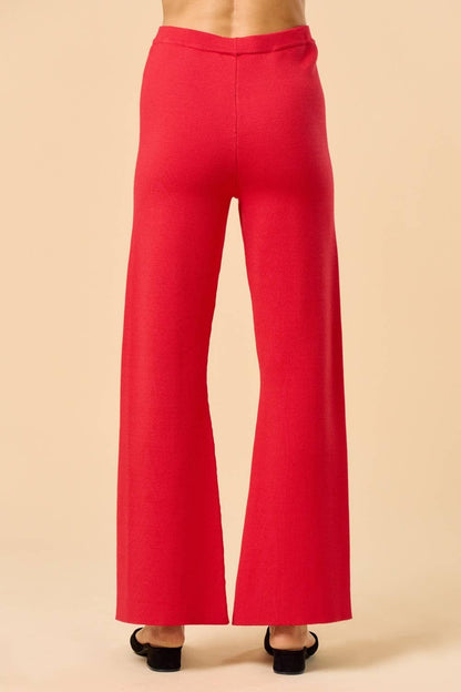 Red Sweater Pant