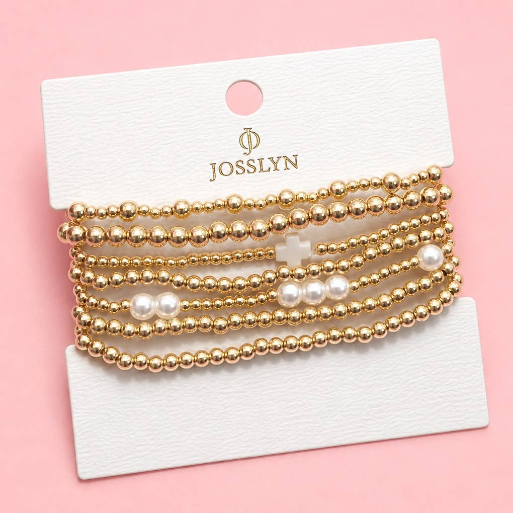 Multi Ball Stretchable Bracelet