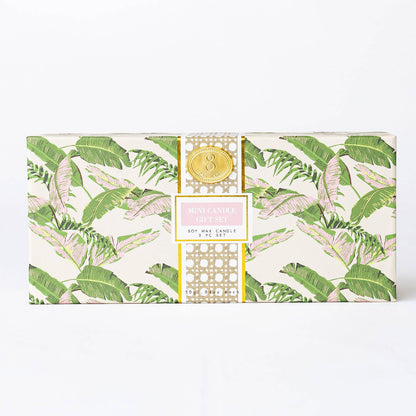 Natural Botanical 3 Piece Assorted Candle Boxed Set
