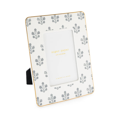 Slate Floral Frame