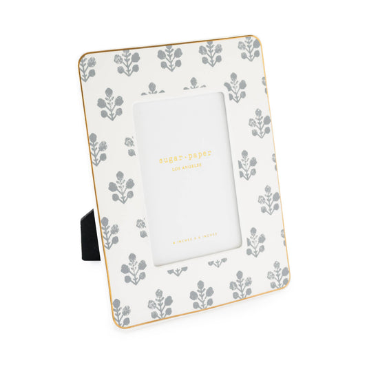 Slate Floral Frame