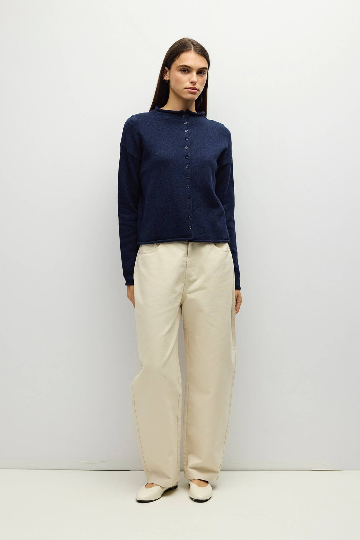 Marlo Raw Hem Cardigan