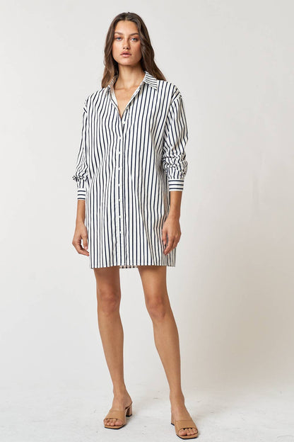 Button Up Mini Dress