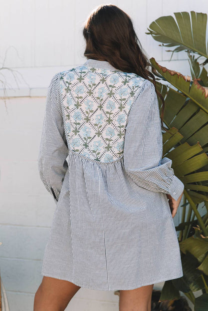 Hydrangea Collar Dress