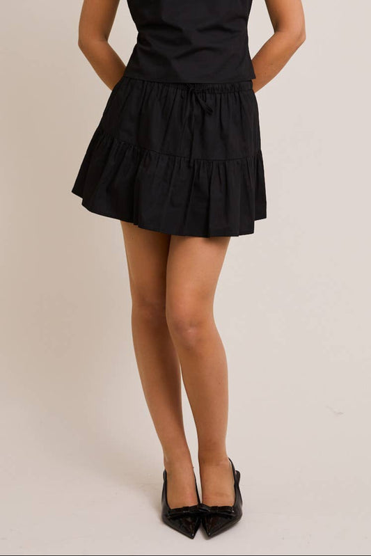 Tiered Mini Skirt